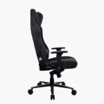Arozzi Vernazza Soft Fabric Durable Upholstery Ergonomic Office and Gaming Chair with High-Level Features Like 3D Armrests and a Pro Mechanism Along with Soft Neck & Lumbar Support Pillows – Pure Black - Image 2