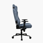 Arozzi Vernazza Soft Fabric Durable Upholstery Ergonomic Office and Gaming Chair with High-Level Features Like 3D Armrests and a Pro Mechanism Along with Soft Neck & Lumbar Support Pillows – Blue - Image 3