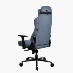 Arozzi Vernazza Soft Fabric Durable Upholstery Ergonomic Office and Gaming Chair with High-Level Features Like 3D Armrests and a Pro Mechanism Along with Soft Neck & Lumbar Support Pillows – Blue - Image 2
